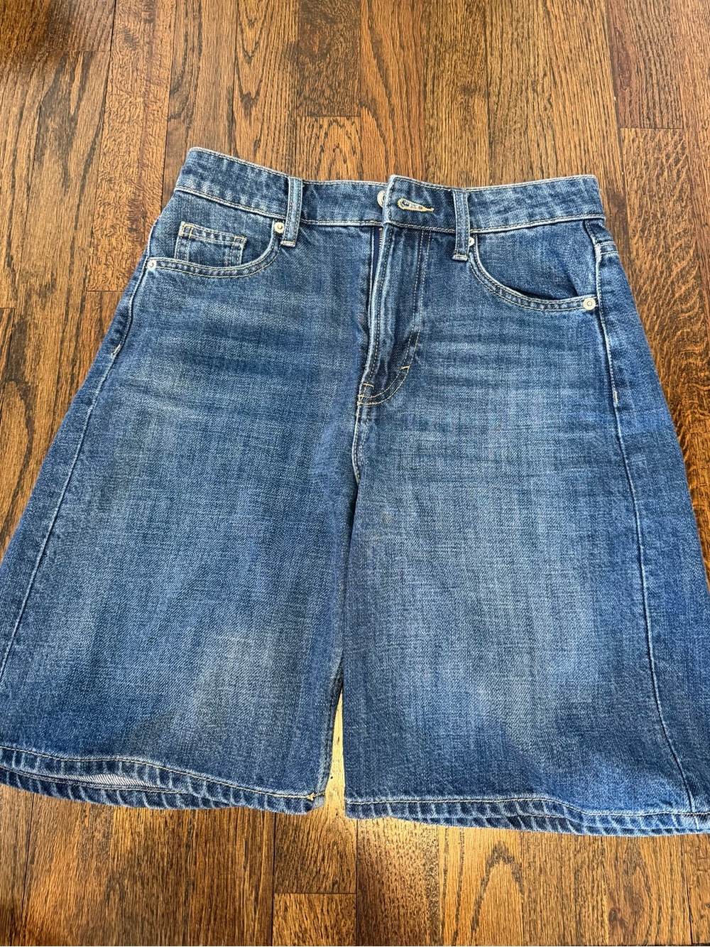 H&M Blue Denim Shorts - Classic Casual Bermuda short